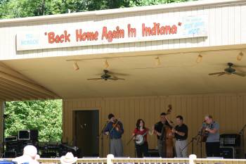 The Larry Stephenson Band Onstage at Bean Blossom